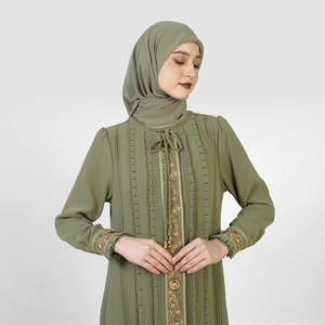 HIKMAT A9629 - Frill Grace Abaya
