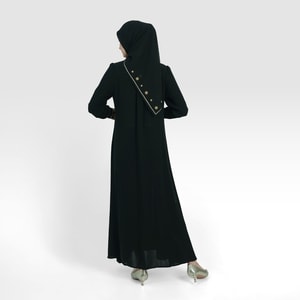 HIKMAT A9629 - Frill Grace Abaya