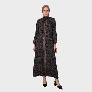 HIKMAT A8840 - Elstone Lattice Abaya