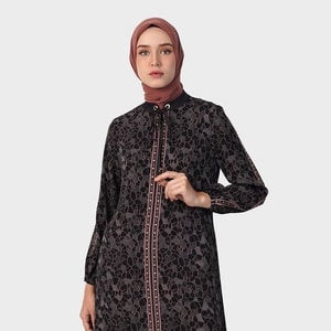 HIKMAT A8840 - Elstone Lattice Abaya