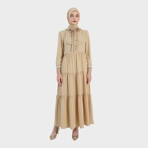 HIKMAT D7925 - Ruffle Serenne Dress
