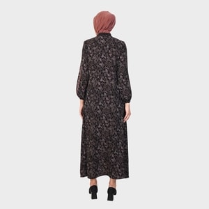 HIKMAT A8840 - Elstone Lattice Abaya