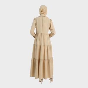 HIKMAT D7925 - Ruffle Serenne Dress