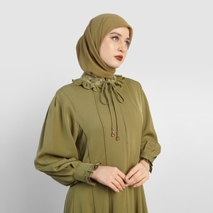 HIKMAT Abaya A202568 Beige (1)
