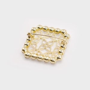 HIKMAT W415 - Ornate Sparkle Brooch