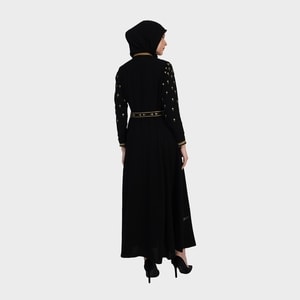 HIKMAT A3013 - Clave Mirage Abaya