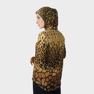 HIKMAT B202570 - Leopard Lines Blouse