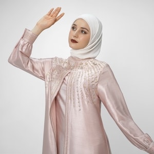 HIKMAT A4436 - Rainfall de Luxe Abaya