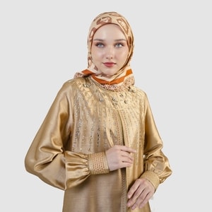 HIKMAT A4436 - Rainfall de Luxe Abaya