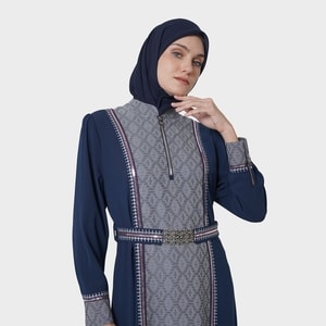 HIKMAT A7955 - Velvet Florenza Abaya