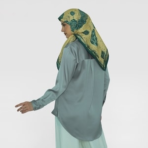 HIKMAT B1128 - Bosco Void Blouse