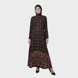 HIKMAT A3027 - Royal Blossom Abaya
