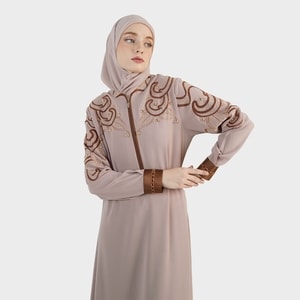 HIKMAT A1853 - Silva Flamma Abaya