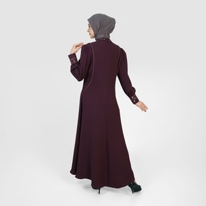 HIKMAT A202552 - Embossa Flow Abaya