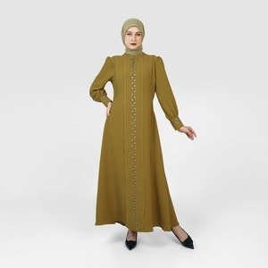 HIKMAT A202552 - Embossa Flow Abaya