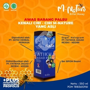 cek keaslian madu mnature