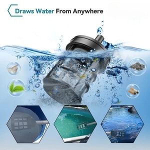 alt="ECOSEN Downs Water From, menyedot air dari bawah untuk semprot motor dan mobil"