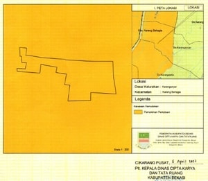 Dijual / Jual Take Over Perumahan Komersil di Cikarang Kab Bekasi Hanya 400rb / Meter total Luas 11 Hektar