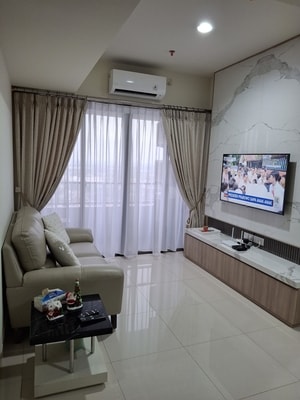 Sewa Apartemen Orange County Cikarang Tower Newport 2Bedroom Full Furnish