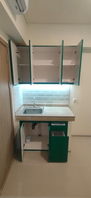 Sewa Apartemen Meikarta bulanan tipe Studio full furnish murah rapi siap Huni