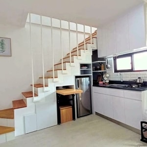 Tampak depan unit tipe 5445 cluster rotterdam jababeka cikarang siap huni