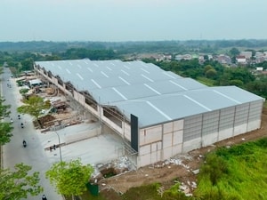 Kawasan gudang Delta Silicon 8 Lippo Cikarang
