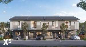 XQ Livin Tipe X5 Lippo Cikarang  2 Lantai 2 Kamar Tidur 2 Kamar Mandi