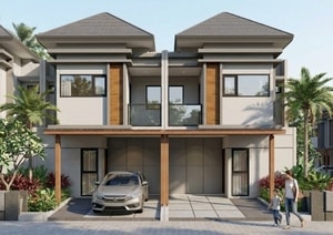 Rumah Cluster Almeria Metland Cibitung 2 lantai