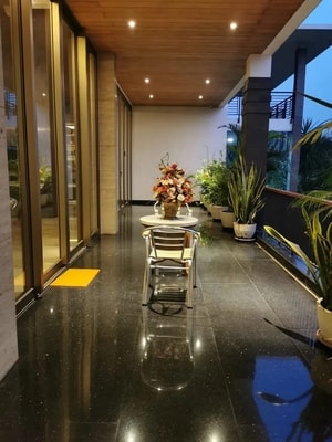 Taman dan halaman rumah cluster Vasa Lake