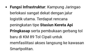 Dijual Kavling Industri dekat Smartpolitan