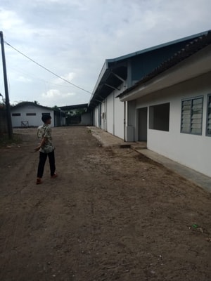Akses Masuk Utama Sewa Gudang Cikarang Luas 1800 Meter Murah | Exera