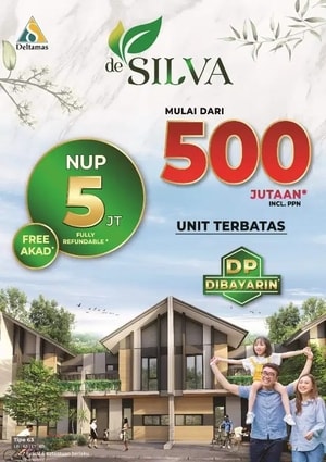 De Silva Residence Tipe 63, Lb.63/Lt.60, 2 Lantai