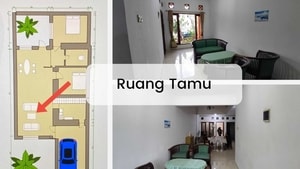 Disewakan Rumah Meadow Green Lippo Cikarang semi funish 5+1 Kamar Tidur