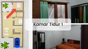 Disewakan Rumah Meadow Green Lippo Cikarang semi funish 5+1 Kamar Tidur