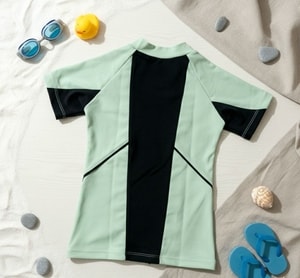 baju renang anak laki muslim tampak belakang