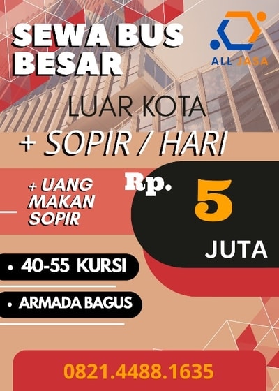 sewa big bus, rental bus besar, sewa bus pariwisata, sewa bus murah, sewa bus cepat, sewa bus resmi, sewa bus terpercaya, sewa bus terbaik, ALL JASA Indonesia, PT All Jaringan Solusi, 082144881635, sewa bus seluruh Indonesia, sewa bus dalam kota, sewa bus luar kota, harga sewa bus besar, fasilitas bus pariwisata, sopir profesional bus, armada bus terbaru, sewa bus 40 kursi, sewa bus 50 kursi, sewa bus 55 kursi, sewa bus dengan sopir, layanan sewa bus, jasa transportasi bus, bus pariwisata murah, rental big bus murah, sewa bus untuk rombongan, sewa bus untuk wisata, sewa bus untuk study tour, sewa bus untuk gathering, sewa bus untuk ziarah, proses sewa bus cepat, syarat sewa bus mudah, website sewa bus, www.allpedia.co.id, sewa bus Jakarta, sewa bus Bandung, sewa bus Surabaya, sewa bus Medan, sewa bus Semarang, sewa bus Yogyakarta, sewa bus Bali, sewa bus Makassar, sewa bus Palembang, sewa bus Bogor, sewa bus Depok, sewa bus Tangerang, sewa bus Bekasi, tarif sewa bus, info sewa bus, cari sewa bus, rekomendasi sewa bus, keunggulan ALL JASA, testimoni ALL JASA, promo sewa bus, paket sewa bus, bus AC, kursi recliner, bagasi luas, keamanan perjalanan bus, kenyamanan perjalanan bus, sewa bus harian, sewa bus mingguan, sewa bus bulanan, bus pariwisata terpercaya, big bus murah Jakarta, rental bus pariwisata Bandung, sewa bus besar Surabaya, layanan transportasi rombongan, solusi transportasi wisata, sewa bus untuk acara, bus pariwisata terbaik Indonesia, harga sewa big bus, fasilitas interior bus, penyedia sewa bus resmi, armada bus prima, sopir bus berpengalaman, jangkauan sewa bus nasional, sewa bus untuk keluarga, sewa bus untuk perusahaan, biaya sewa bus, booking sewa bus online, kontak sewa bus, nomor telepon sewa bus, ALL JASA terpercaya, PT All Jaringan Solusi resmi