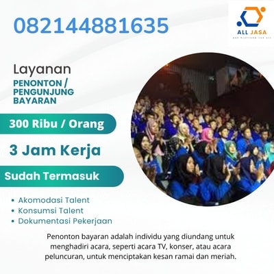 Jasa Penonton Bayaran, Jasa Pengunjung Bayaran, Sewa Penonton, Sewa Pengunjung, Cari Penonton Bayaran, Cari Pengunjung Bayaran, Crowd Filler Service, Audience Rental, Agensi Penonton Bayaran, Penyedia Penonton Bayaran, Talent Penonton, Penonton Bayaran Murah, Sewa Pengunjung Cepat, Agensi Penonton Terpercaya, Penyedia Penonton Terbaik, Crowd Filler Profesional, Penonton Bayaran Event, Pengunjung Bayaran Acara, Penonton Syuting TV, Pengunjung Launching Produk, Penonton Konser Bayaran, Figuran Kerumunan, Jasa Meramaikan Acara, Membuat Acara Ramai, Menambah Keramaian Event, Menciptakan Atmosfer Meriah, Penonton Tepuk Tangan, Penonton Bayaran Handal, Penonton Bayaran Diskret, Penonton Bayaran Natural, Jasa Penonton Bayaran Jakarta, Sewa Pengunjung Surabaya, Agensi Penonton Bandung, Cari Penonton Semarang, Penyedia Penonton Yogyakarta, Jasa Penonton Terdekat Kediri, Sewa Pengunjung Malang, Agensi Penonton Solo, Cari Penonton Tangerang, Penyedia Penonton Bekasi, Jasa Penonton Depok, Sewa Pengunjung Bogor, Agensi Penonton Sidoarjo, Cari Penonton Gresik, Penyedia Penonton Serang, Jasa Penonton Cilegon, Sewa Pengunjung Cimahi, Agensi Penonton Cirebon, Cari Penonton Sukabumi, Penyedia Penonton Tasikmalaya, Jasa Penonton Karawang, Sewa Pengunjung Purwakarta, Agensi Penonton Subang, Cari Penonton Garut, Penyedia Penonton Indramayu, Jasa Penonton Semarang, Sewa Pengunjung Surakarta, Agensi Penonton Magelang, Cari Penonton Pekalongan, Penyedia Penonton Tegal, Jasa Penonton Salatiga, Sewa Pengunjung Kudus, Agensi Penonton Pati, Cari Penonton Jepara, Penyedia Penonton Demak, Jasa Penonton Purwokerto, Sewa Pengunjung Cilacap, Agensi Penonton Kebumen, Cari Penonton Boyolali, Penyedia Penonton Klaten, Jasa Penonton Jogja, Sewa Pengunjung Sleman, Agensi Penonton Bantul, Cari Penonton Kulon Progo, Penyedia Penonton Gunungkidul, Jasa Penonton Surabaya, Sewa Pengunjung Malang, Agensi Penonton Sidoarjo, Cari Penonton Gresik, Penyedia Penonton Kediri, Jasa Penonton Jember, Sewa Pengunjung Banyuwangi, Agensi Penonton Pasuruan, Cari Penonton Probolinggo, Penyedia Penonton Madiun, Jasa Penonton Blitar, Sewa Pengunjung Mojokerto, Agensi Penonton Batu, ALL TALENT Indonesia Penonton, PT All Jaringan Solusi Pengunjung, ALL JASA Crowd Filler, Harga Penonton Bayaran per Orang, Biaya Sewa Pengunjung per 3 Jam, Tarif Crowd Filler Event, Jasa Meramaikan Acara Jakarta, Agensi Penonton Tepuk Tangan Surabaya, Sewa Pengunjung Syuting TV Bandung, Cari Figuran Kerumunan Semarang, Penyedia Penonton Konser Yogyakarta, Jasa Penonton Profesional Terdekat Kediri, Sewa Pengunjung Murah Malang, Agensi Penonton Terpercaya Solo, Booking Penonton Cepat Tangerang, Penonton Launching Produk Bekasi, Pengunjung Grand Opening Depok, Audience Rental Bogor, Crowd Filler Agency Sidoarjo, Penonton Bayaran Handal Gresik, Sewa Penonton Diskret Serang, Cari Penonton Natural Cilegon, Agensi Penonton Profesional Cimahi, Penyedia Penonton Terbaik Cirebon, Jasa Penonton Bayaran Murah Sukabumi, Sewa Pengunjung Cepat Tasikmalaya, Agensi Penonton Terpercaya Karawang, Cari Penonton Terbaik Purwakarta, Penyedia Crowd Filler Profesional Subang, Jasa Penonton 300 Ribu Garut, Sewa Pengunjung 3 Jam Indramayu, Paket Penonton Bayaran Semarang, Konsultan Keramaian Acara Surakarta, Biro Jasa Penonton Magelang, Layanan Pengunjung Profesional Pekalongan, Jasa Penonton Jawa Barat, Jasa Penonton Jawa Tengah, Jasa Penonton Jawa Timur, Agensi Penonton Banten, Sewa Penonton DKI Jakarta, Penyedia Penonton DI Yogyakarta, Penonton Bayaran Jakarta Selatan, Agensi Jakarta Pusat, Sewa Pengunjung Jakarta Barat, Cari Penonton Jakarta Utara, Penyedia Penonton Jakarta Timur, Jasa Penonton Tangerang Selatan, Penonton Acara TV Bekasi Murah, Pengunjung Launching Depok Cepat, Penonton Konser Bogor Terpercaya, Agensi Figuran Cimahi Terbaik, Sewa Crowd Filler Cirebon Profesional, Penyedia Audience Rental Sukabumi Murah, Talent Penonton Tasikmalaya Cepat, Jasa Penonton Bayaran Karawang Terpercaya, Sewa Pengunjung Purwakarta Terbaik, Agensi Penonton Subang Profesional, Cari Penonton Garut Murah, Penyedia Penonton Indramayu Cepat, Jasa Penonton Semarang Terpercaya, Sewa Pengunjung Solo Terbaik, Agensi Penonton Magelang Profesional, Kontak Agensi Penonton 082144881635, WA Jasa Penonton Bayaran, Nomor Telepon ALL TALENT Indonesia, Penonton Bayaran Indonesia Terbaik, Jasa Penonton untuk PH, Sewa Pengunjung untuk EO, Agensi Penonton untuk Promotor, Penyedia Penonton untuk Marketing, Jasa Penonton Seminar, Sewa Pengunjung Konferensi Pers, Agensi Penonton Syuting Iklan, Penyedia Figuran Film, Jasa Penonton Terdekat Sidoarjo, Sewa Pengunjung Murah Gresik, Agensi Penonton Cepat Kediri, Cari Penonton Terpercaya Jember, Penyedia Penonton Terbaik Banyuwangi, Jasa Penonton Profesional Pasuruan, Sewa Penonton Handal Probolinggo, Agensi Penonton Diskret Madiun, Penonton Bayaran Malang Murah, Jasa Pengunjung Surabaya Cepat, Sewa Penonton Kediri Terpercaya, Cari Penonton Gresik Terbaik, Agensi Penonton Sidoarjo Profesional, Penyedia Penonton Jawa Timur Murah, Jasa Crowd Filler Terdekat, Booking Penonton Bayaran Online, Talent Audience Murah, Jasa Meramaikan Event Launching, Penonton Bayaran untuk Dokumentasi, Jasa Pengisi Acara Ramai, Agensi Talent Penonton Event, Penyedia Jasa Keramaian Acara, Penonton Bayaran Natural Look, Jasa Penonton Harian, Sewa Pengunjung per Event, Crowd Management Service (related), Jasa Penonton Bayaran Terdekat Kota Anda (Java), Penyedia Penonton Profesional Jawa Timur, Agensi Crowd Filler Jawa Tengah