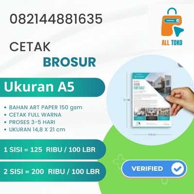 Jasa Pembuatan Bikin Cetak Brosur A5 Murah Cepat Berkualitas Terdekat di Kota Kabupaten di Indonesia