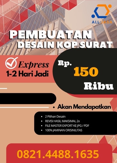 Jasa Bikin Pembuatan Desain Kop Surat Resmi di Kota Kabupaten di Indonesia