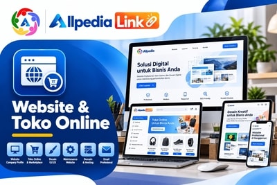 Allpedia Jasa Pembuatan Website Toko Online Murah Resmi Cepat Terpercaya di Kota Kabupaten
