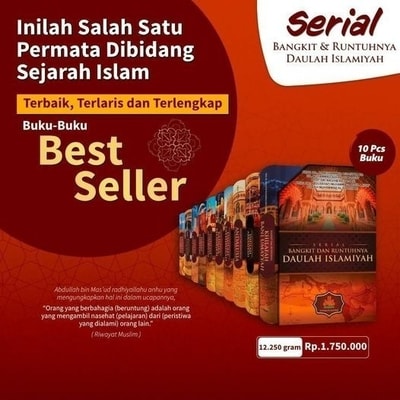 Buku Serial Bangkit & Runtuhnya Daulah Islamiyah 1 Set 10 Jilid Lengkap + BOX