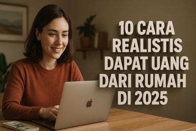 10 Cara Realistis Dapat Uang dari Rumah di 2025