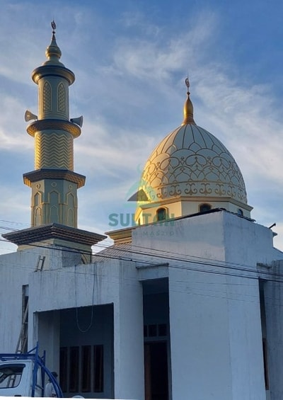 menara masjid galvalum