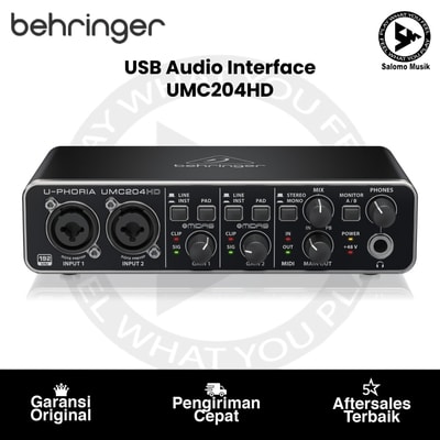USB Audio Interface Behringer UMC204HD