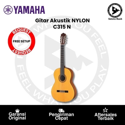 Gitar Akustik Nylon Yamaha C315 N Original
