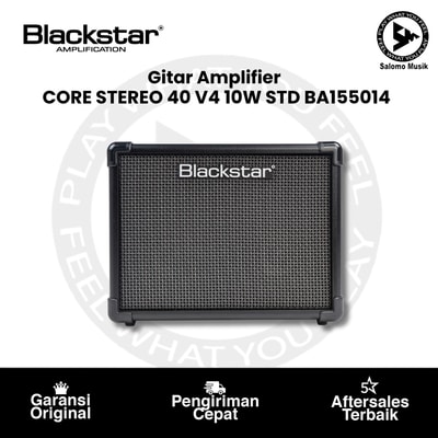 Ampli Gitar Blackstar BA155014 ID:CORE V4 Stereo 40 Super Wide Stereo 40 Watt STD Black Original