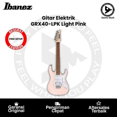 Gitar Elektrik Ibanez GRX40-LPK Light Pink