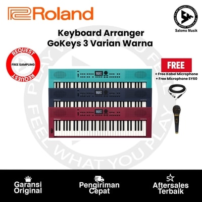 Keyboard Arranger Roland GoKeys 3 Varian Warna Original