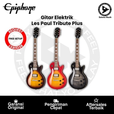 Gitar Elektrik Epiphone Les Paul Tribute Plus Varian Warna Original