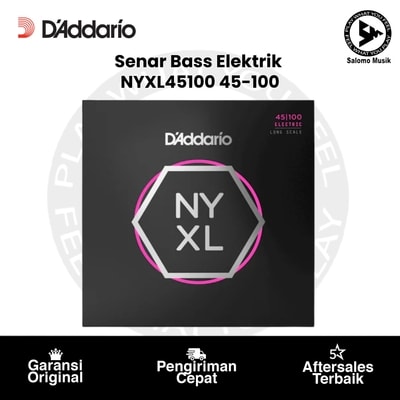 Senar Bass Elektrik D'Addario NYXL45100 NYXL Long Scale Regular 45-100 Original